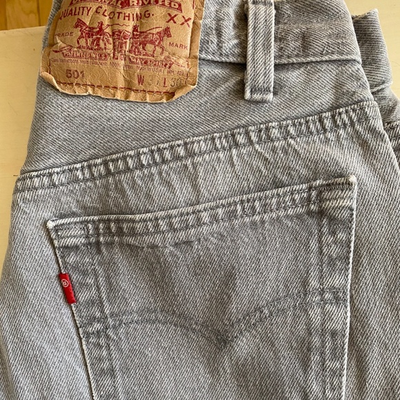 RARE VINTAGE USA LEVIS 501 CUT OFF SHORTS - Picture 6 of 7